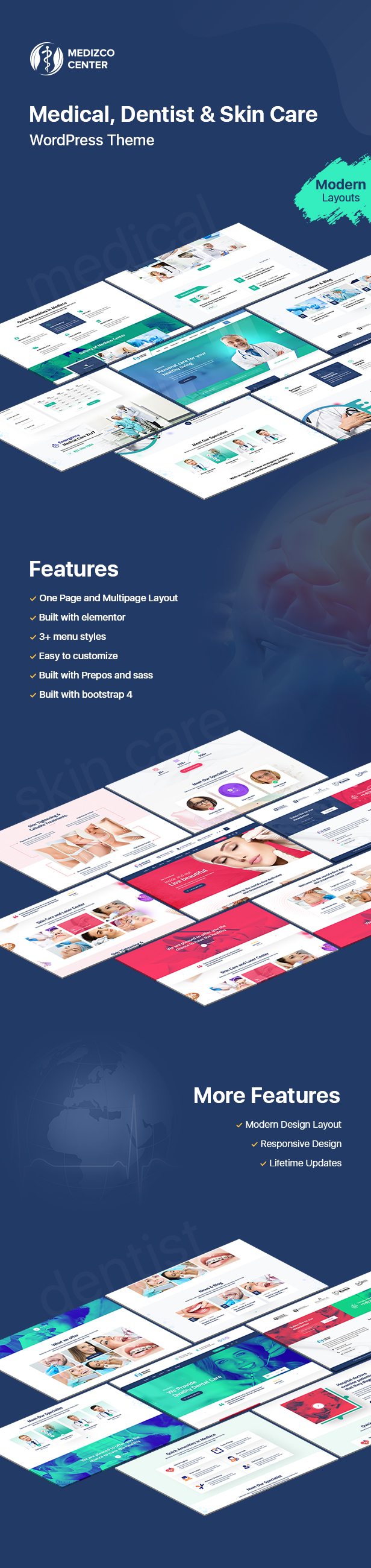 Medizco - Medical Health & Dental Care Clinic WordPress Theme