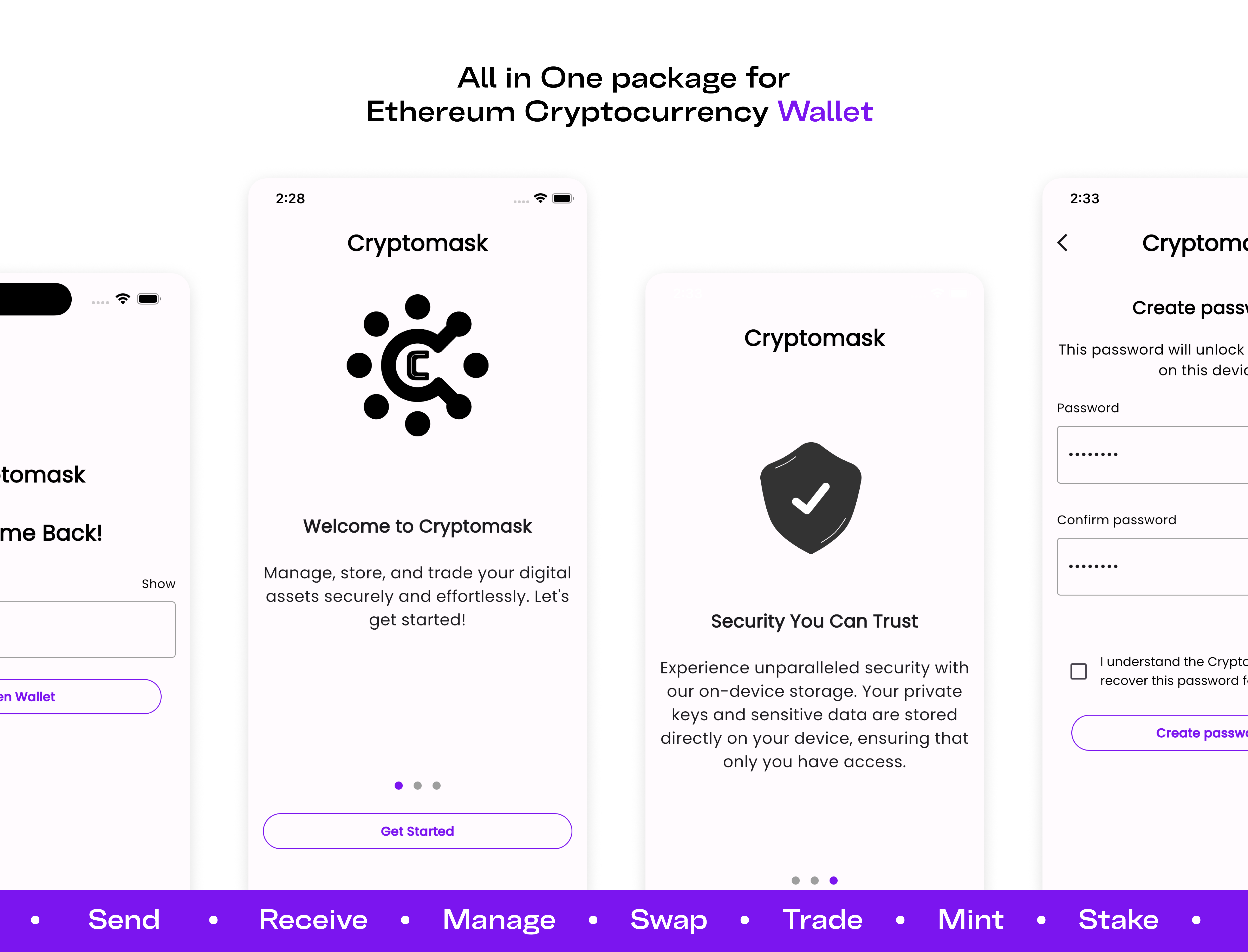 Cryptomask - EVM based Crypto wallet by PV_Apps | CodeCanyon