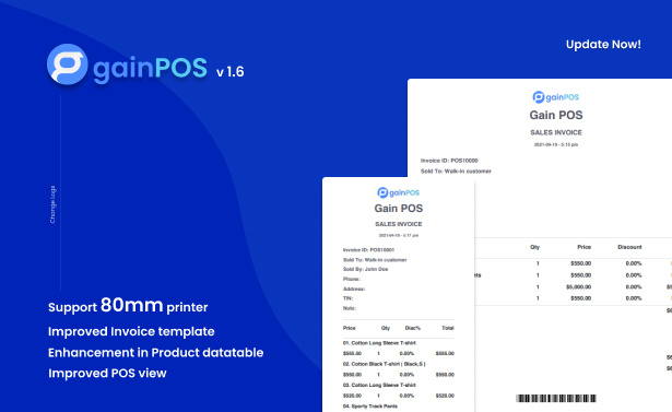 Gain POS - Inventory and Sales Management System - 1