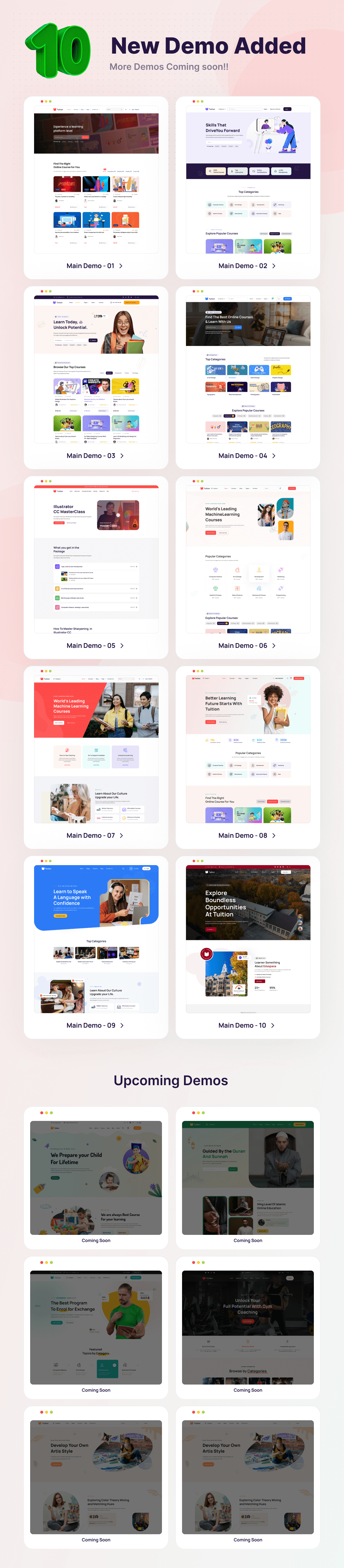Tuition Education & Online Course WordPress Theme - 2