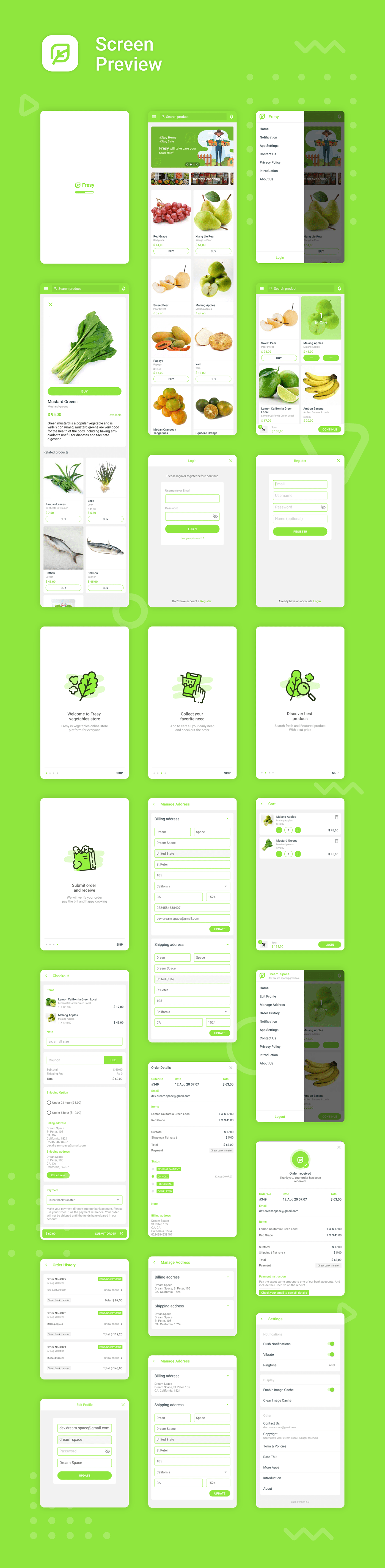 Fresy - Woocommerce Android Fresh Grocery 1.0 - 3