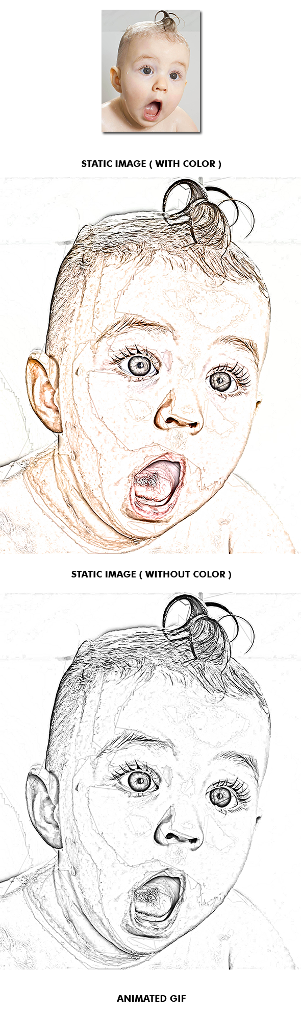 Gif Animated Sketch Photoshop Action - 12