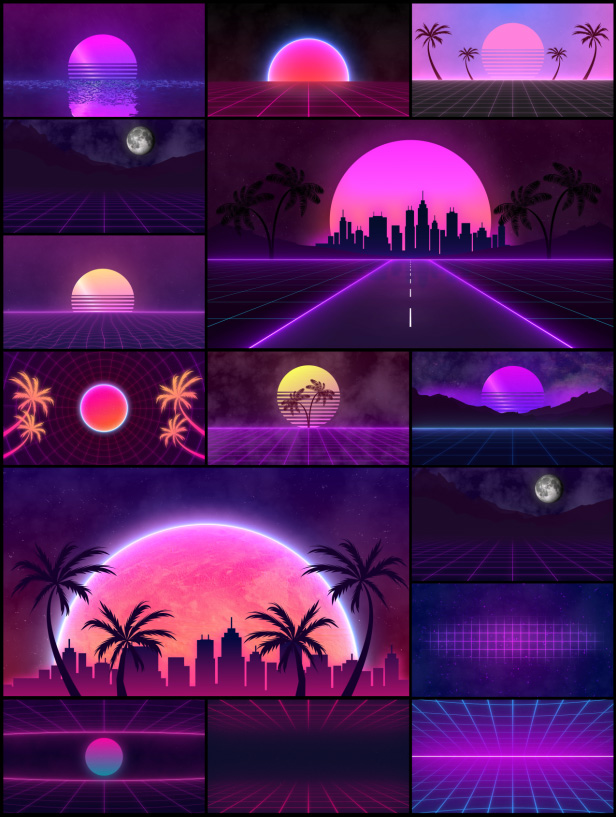 Retro-Backgrounds