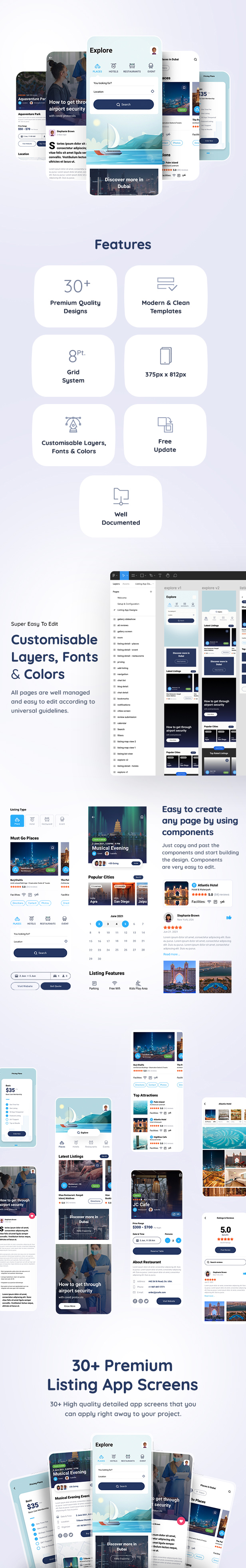 Findout - Listing Directory App Figma Template - 1