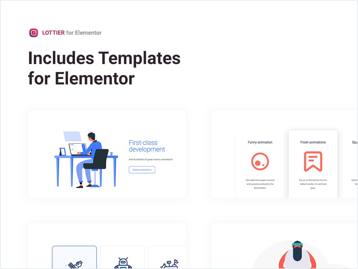 Includes Templates for Elementor