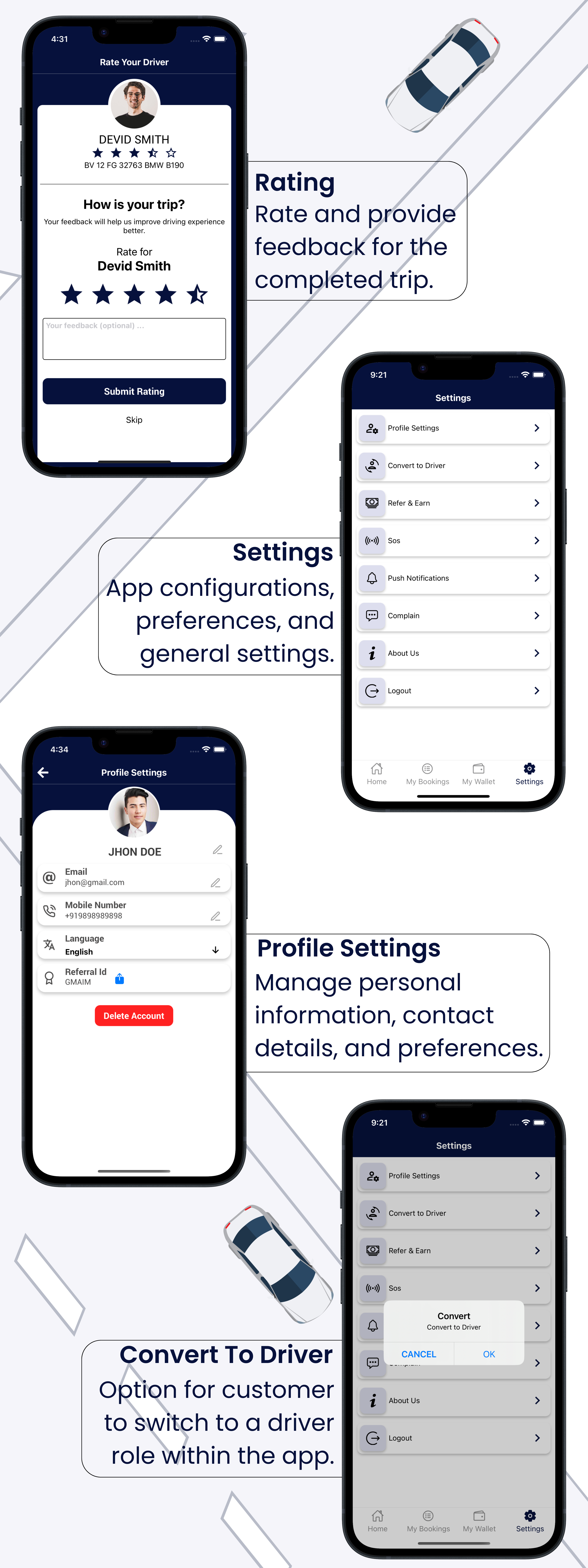 Exicube Taxi App - 8