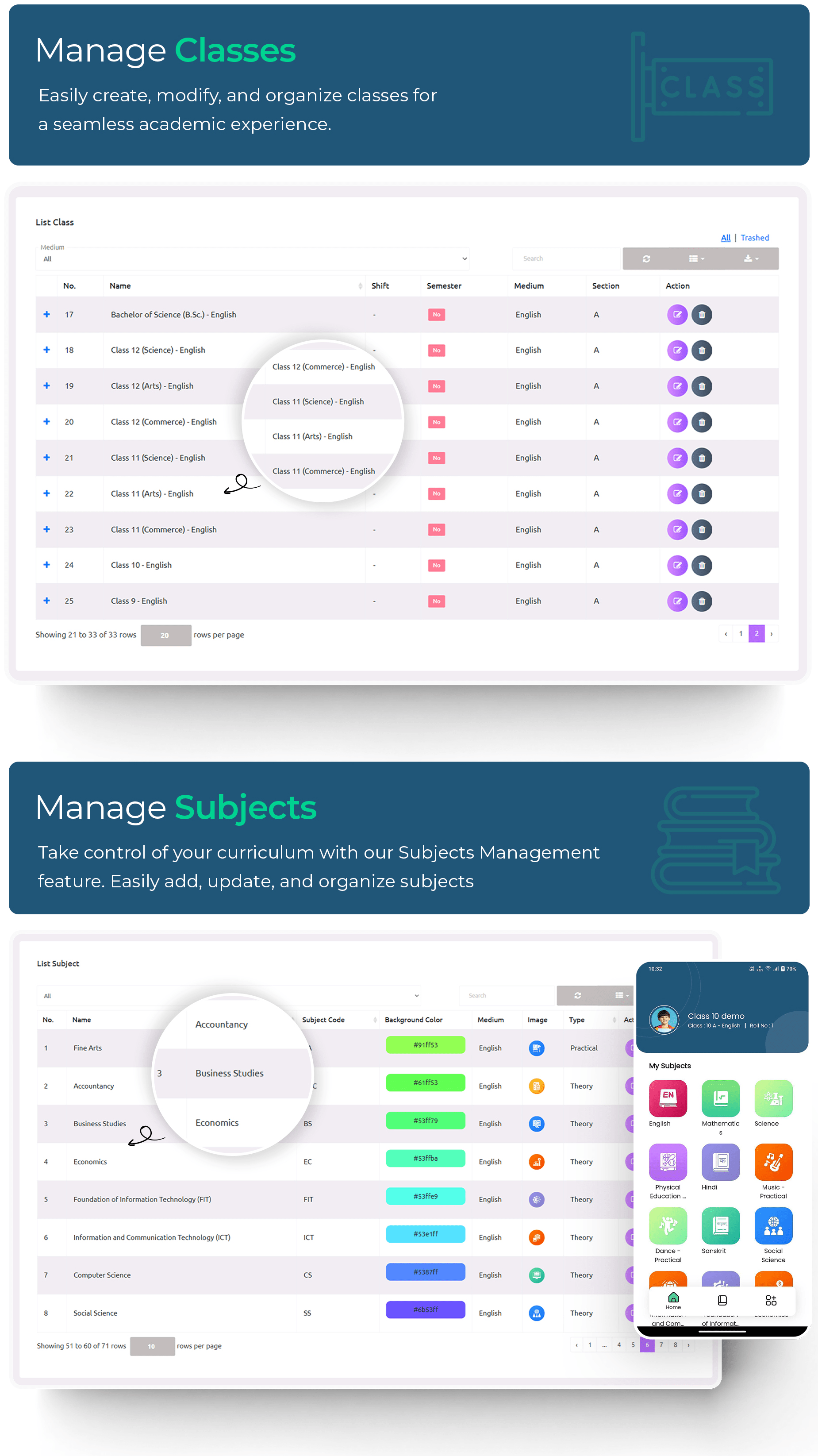 eSchool SaaS - School Management System with Student | Parents Flutter App | Laravel Admin - 16