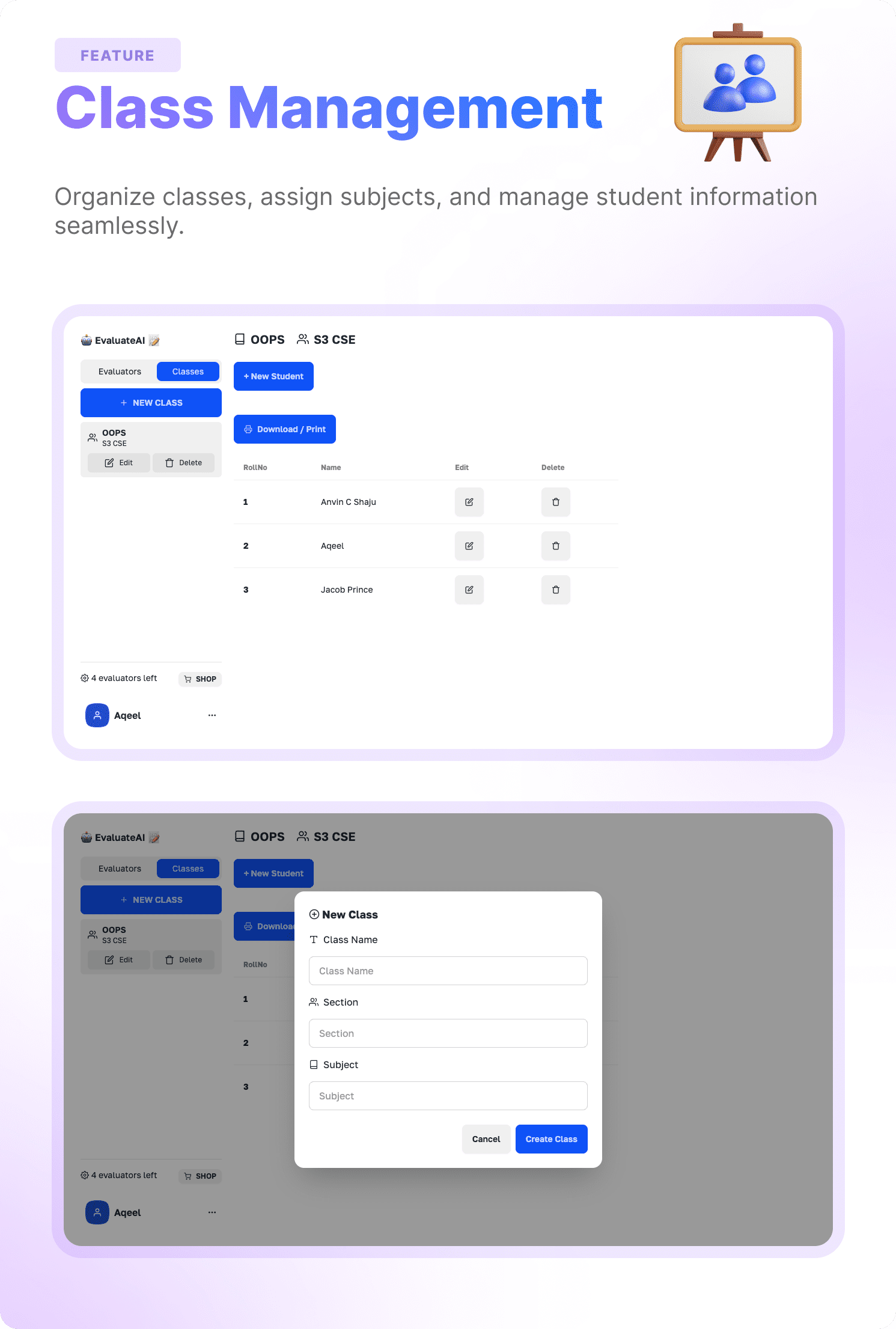 EvaluateAI - AI Powered Answer Sheet Evaluator and Marksheet Generator SaaS Platform - 8