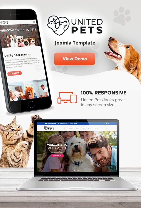 unitedpets joomla template