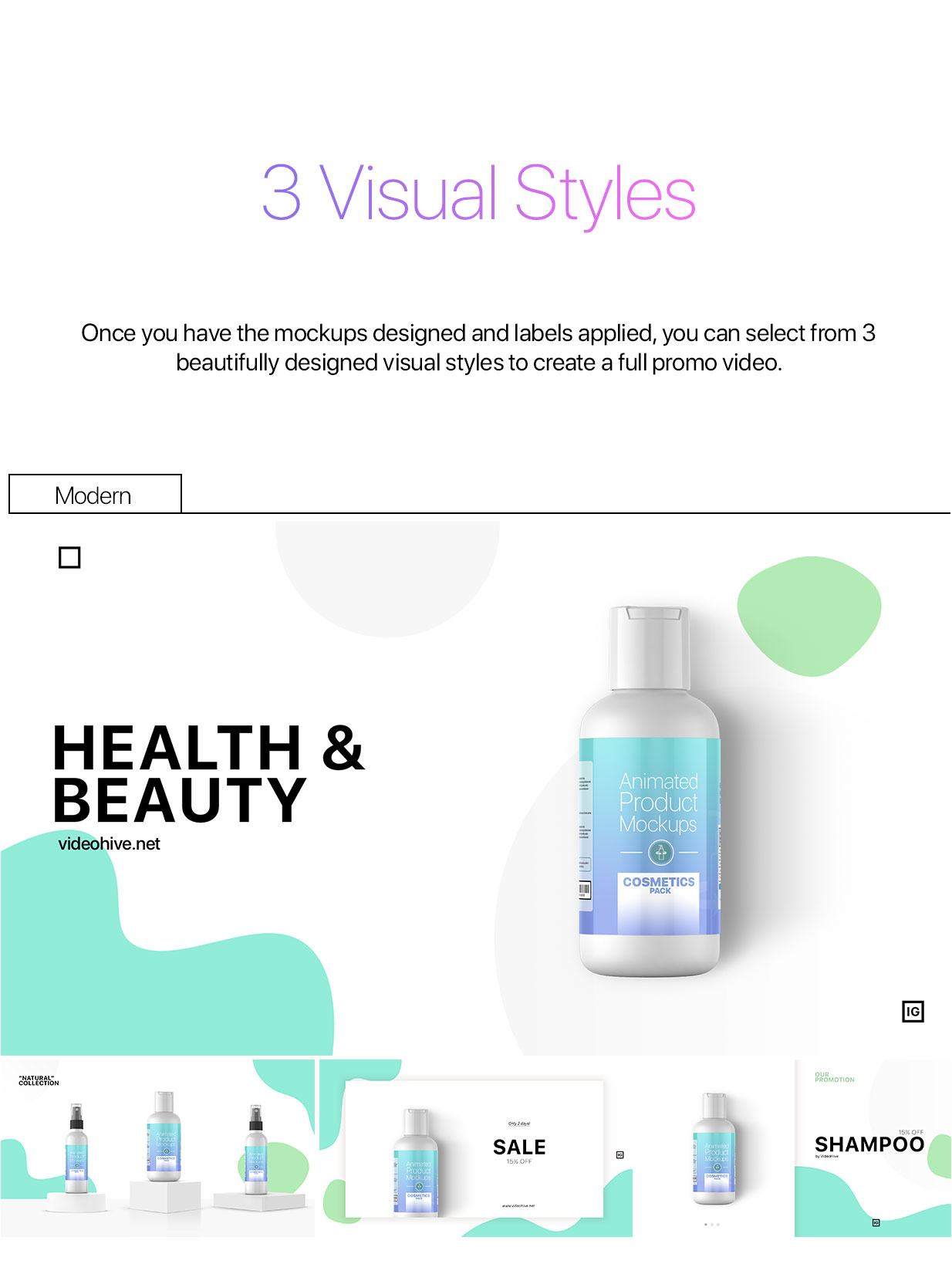 Animated Product Mockups - Cosmetics Pack - 6