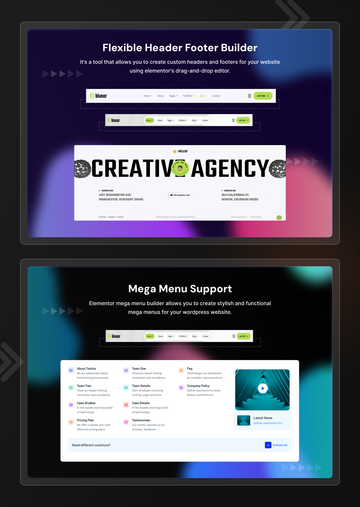 Blunor – Creative Agency & Portfolio WordPress Theme - 8