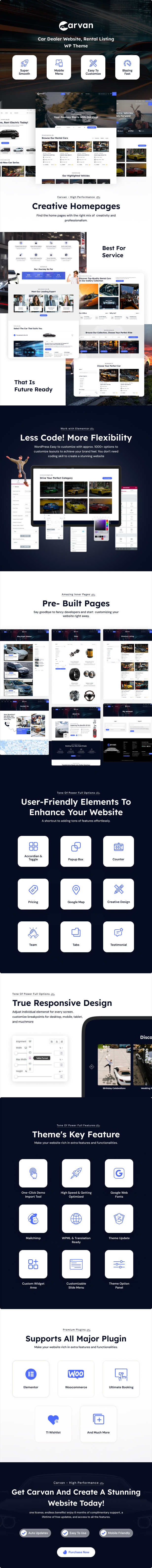 Carvan - Car Rental & Listing WordPress Theme - 1