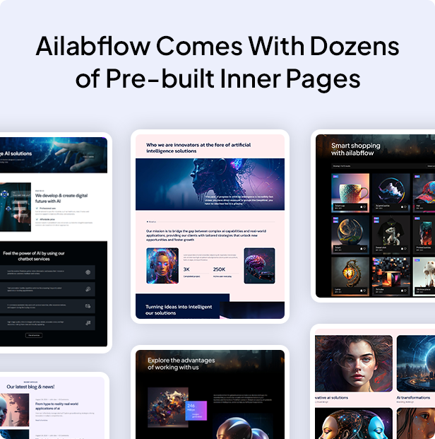 AI Startup & Technology Tailwind Template