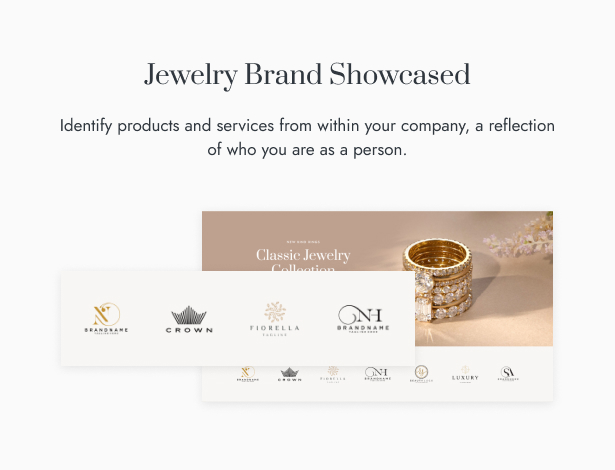 Aro Jewelry Store WordPress Theme Brand Showcased
