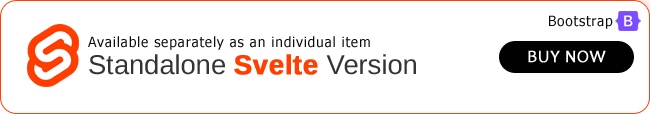 Svelte Admin Dashboard Bootstrap Template