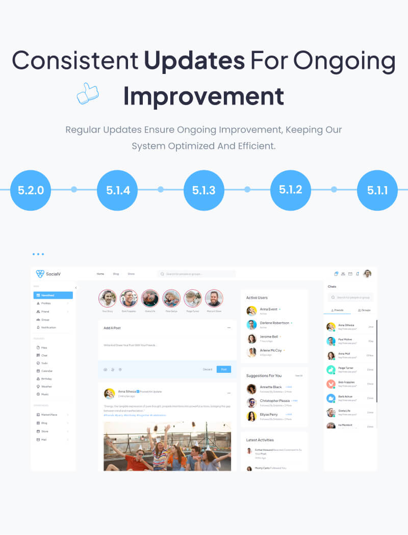 SocialV 5.0 - Social Network & Community Admin Template (Vue 3, React JS, HTML, Bootstrap 5) - 20
