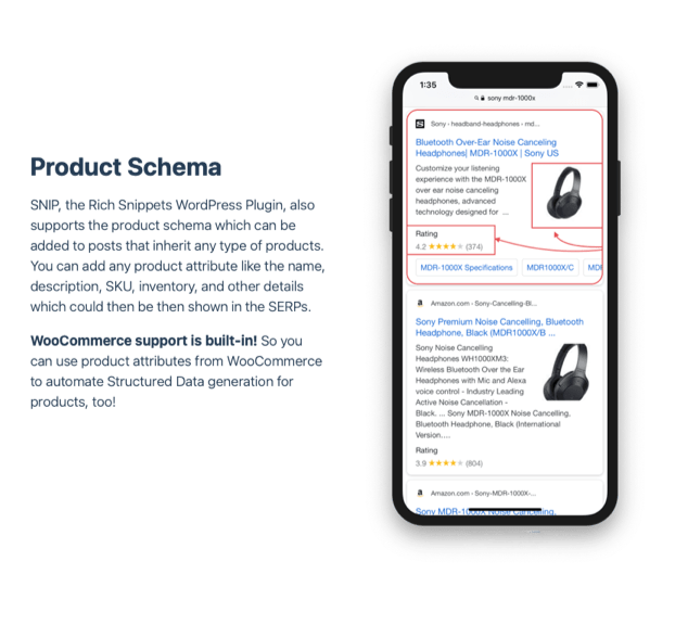 Product Schema example