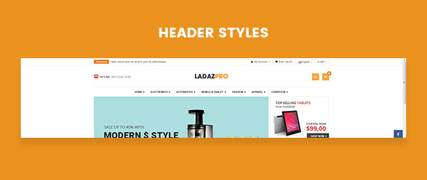 ladazpro - Opencart Theme