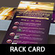 Church Anniversary Events Rack Card Template - GraphicRiver Item for Sale