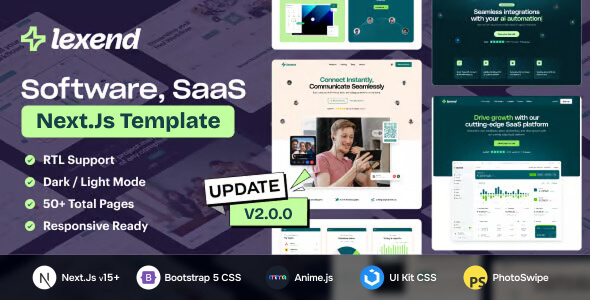  agency, ai, bootstrap, digital agency, digital product, it solutions, landing, marketing, nextjs, nodejs, saas, saas template, site template, software, startup  React NextJs Template 
