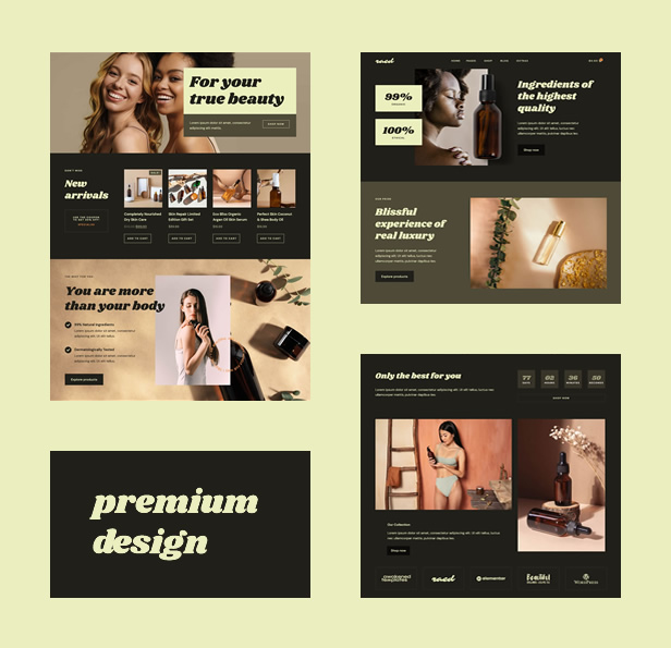 Premium Design Raed Elementor Template Kit