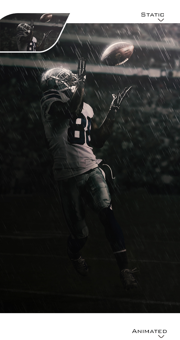 Gif Animated Rain Photoshop Action - 5