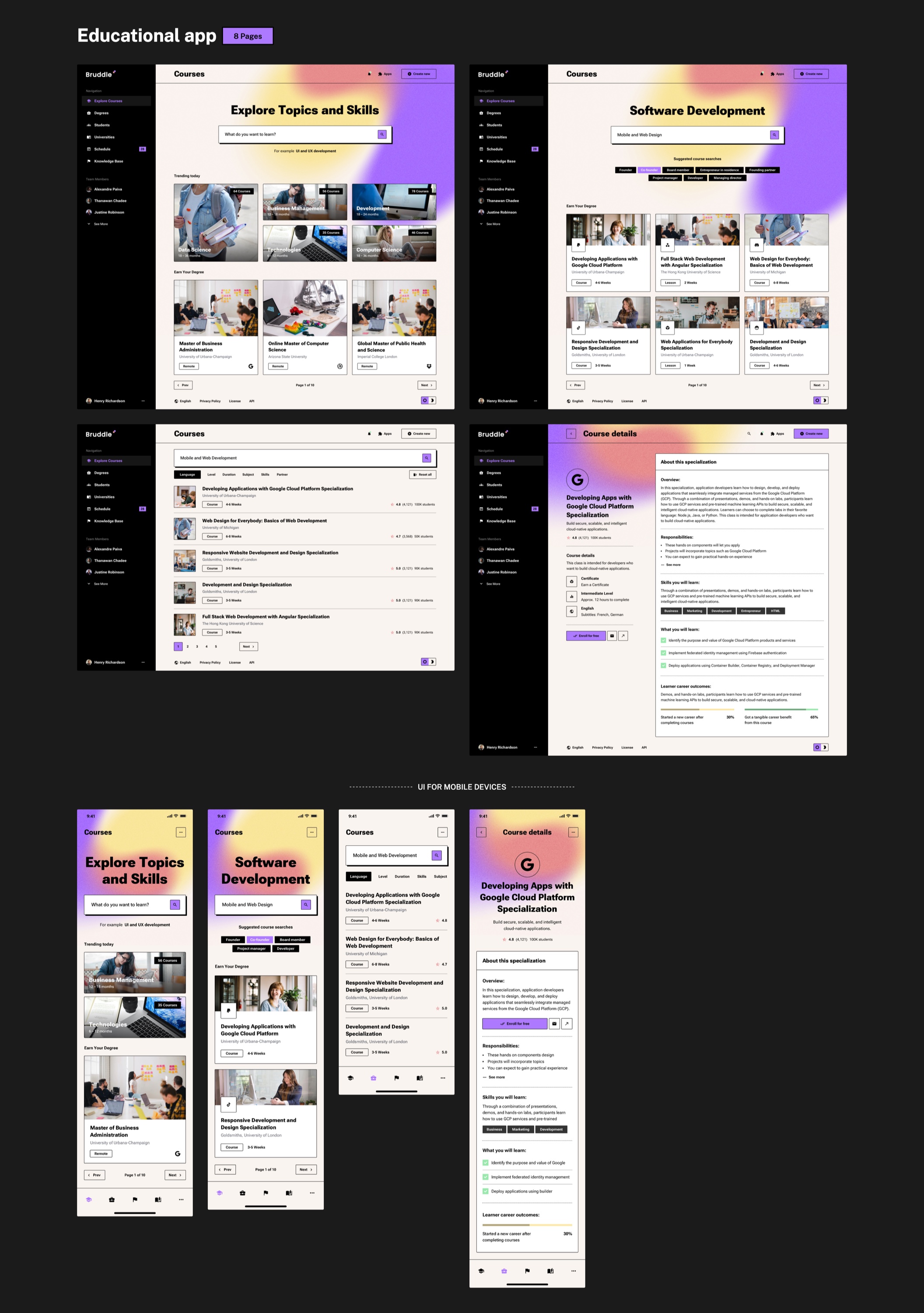 Bruddle - Neo Brutalism UI kit for SaaS Apps - 14