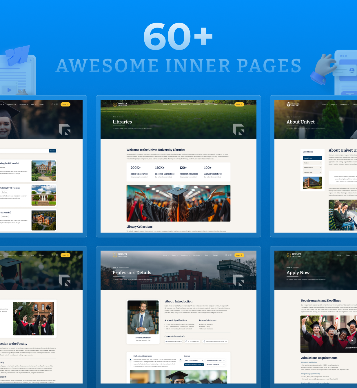 Univet - University Education HTML Template