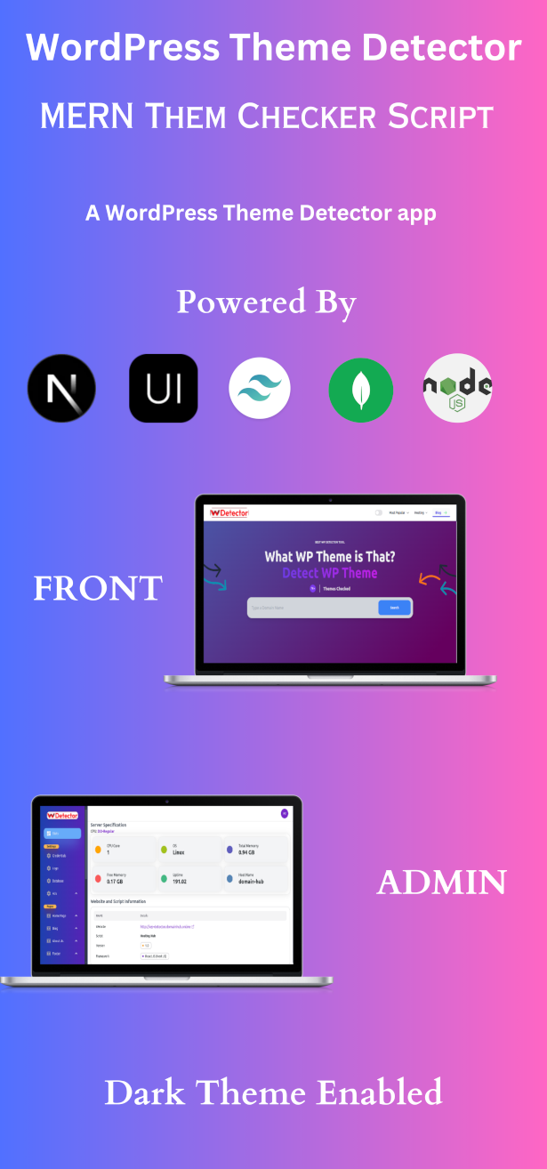 WordPress Theme Detector and Web Hosting Comparison React NextJS script - 5