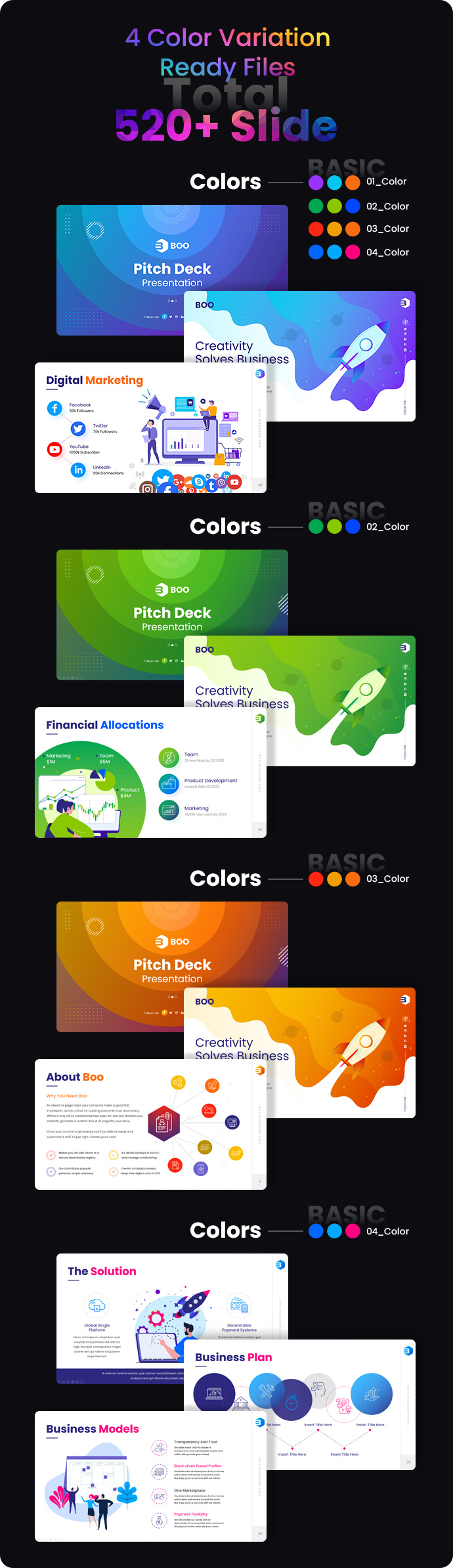 BOO - Pitch Deck PowerPoint Presentation Template - 3