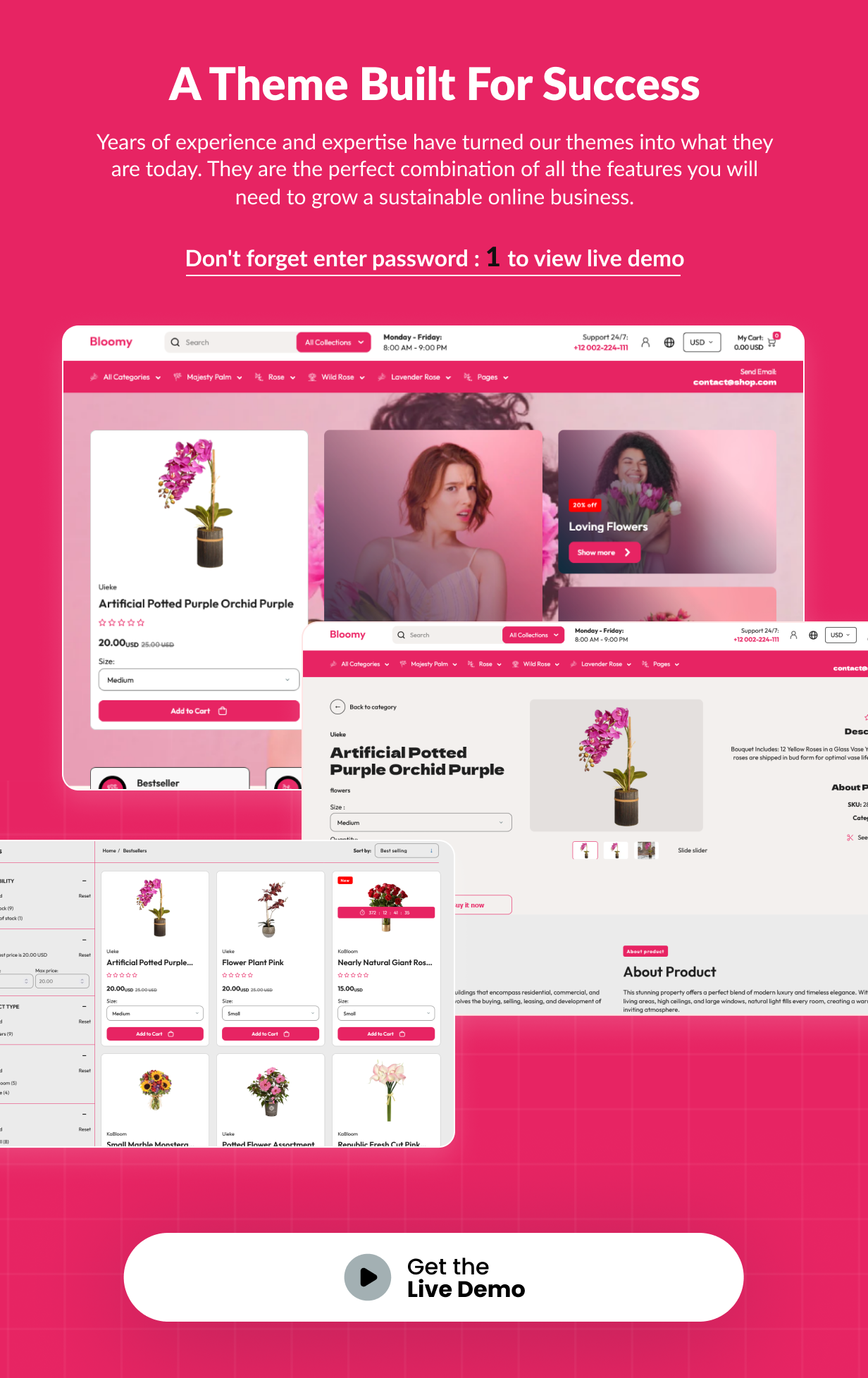 Bloomy - Flower & Florist Shopify 2.0 eCommerce Template - 10