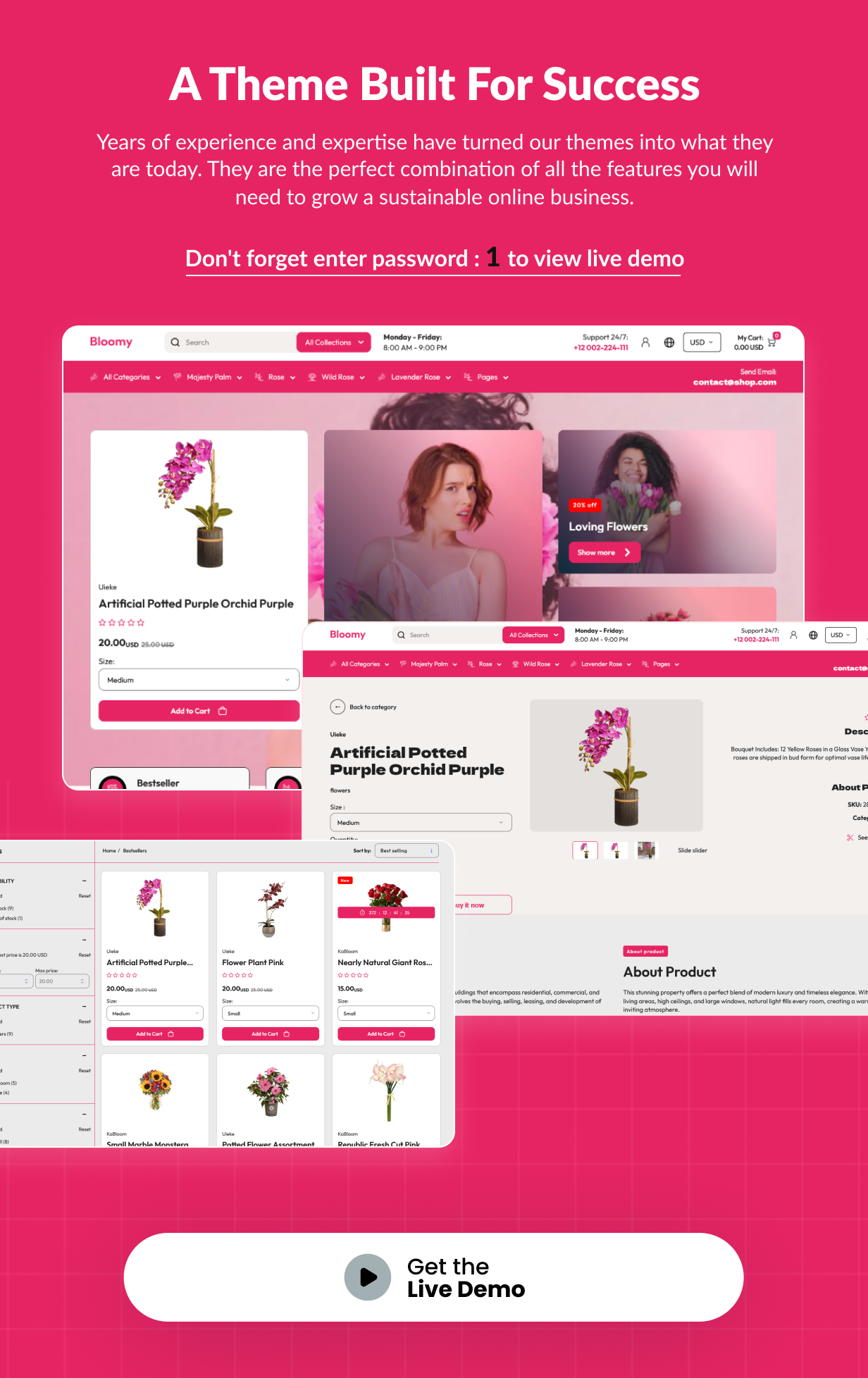 Bloomy - Flower & Florist Shopify 2.0 eCommerce Template - 9