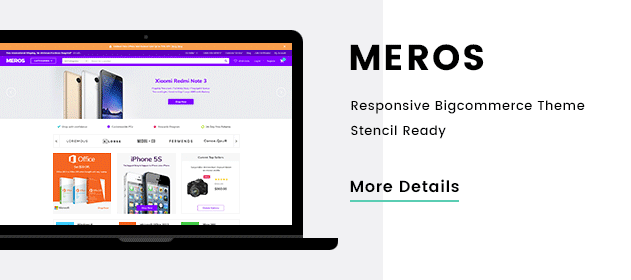 MEROS - Premium Responsive Bigcommerce Template (Stencil Ready)
