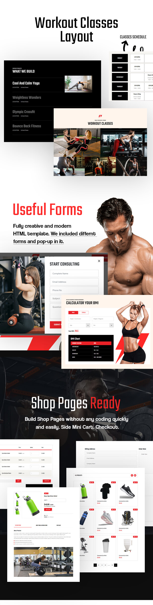 GymOn - Gym and Fitness Club HTML Template - 3