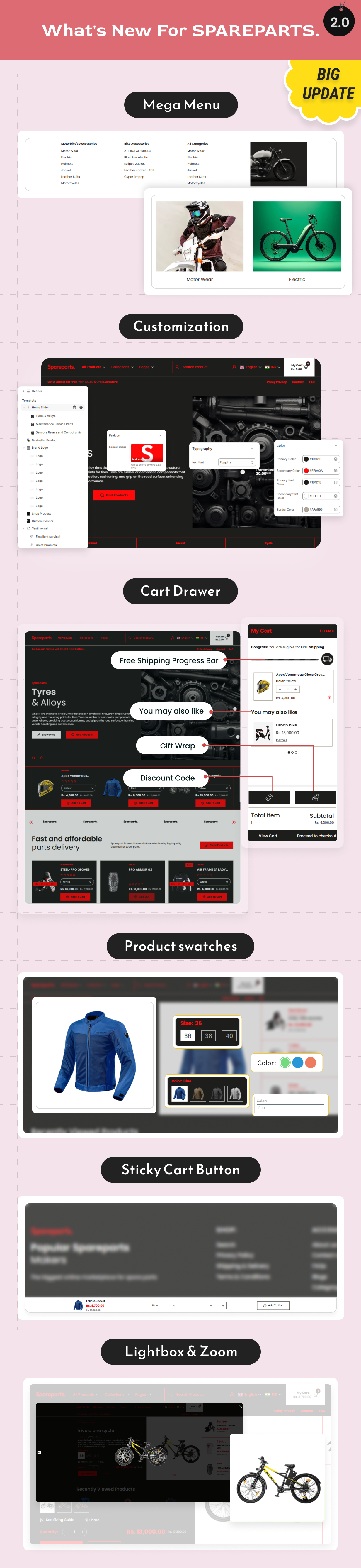 Spareparts - Auto Parts & Car Accessories Shopify 2.0 Theme - 6