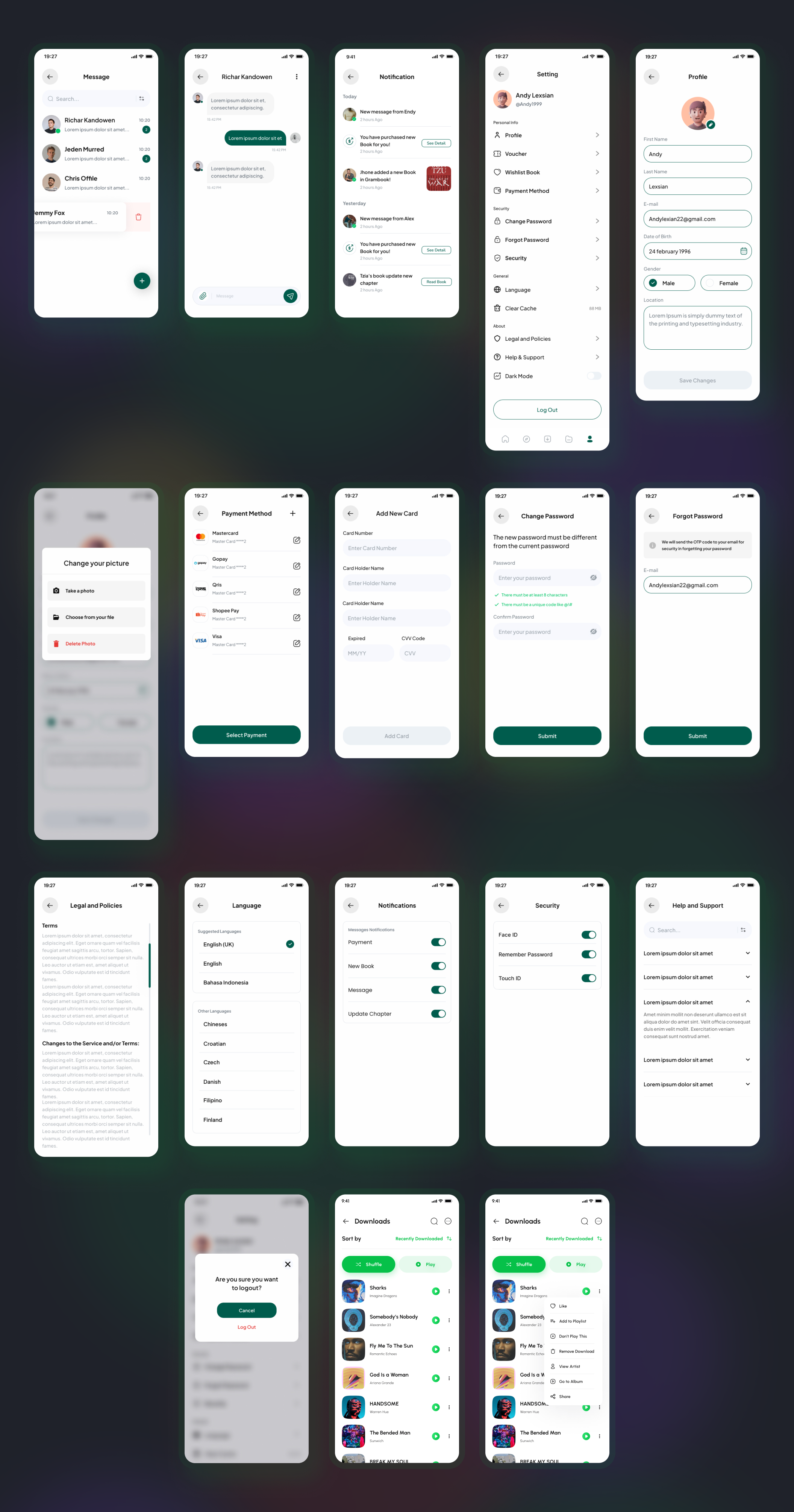 Bookly - Book Store App React Native CLI Ui Kit