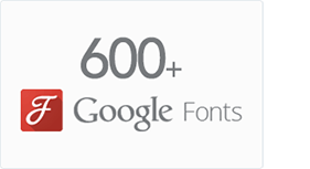 600以上のGoogleFonts