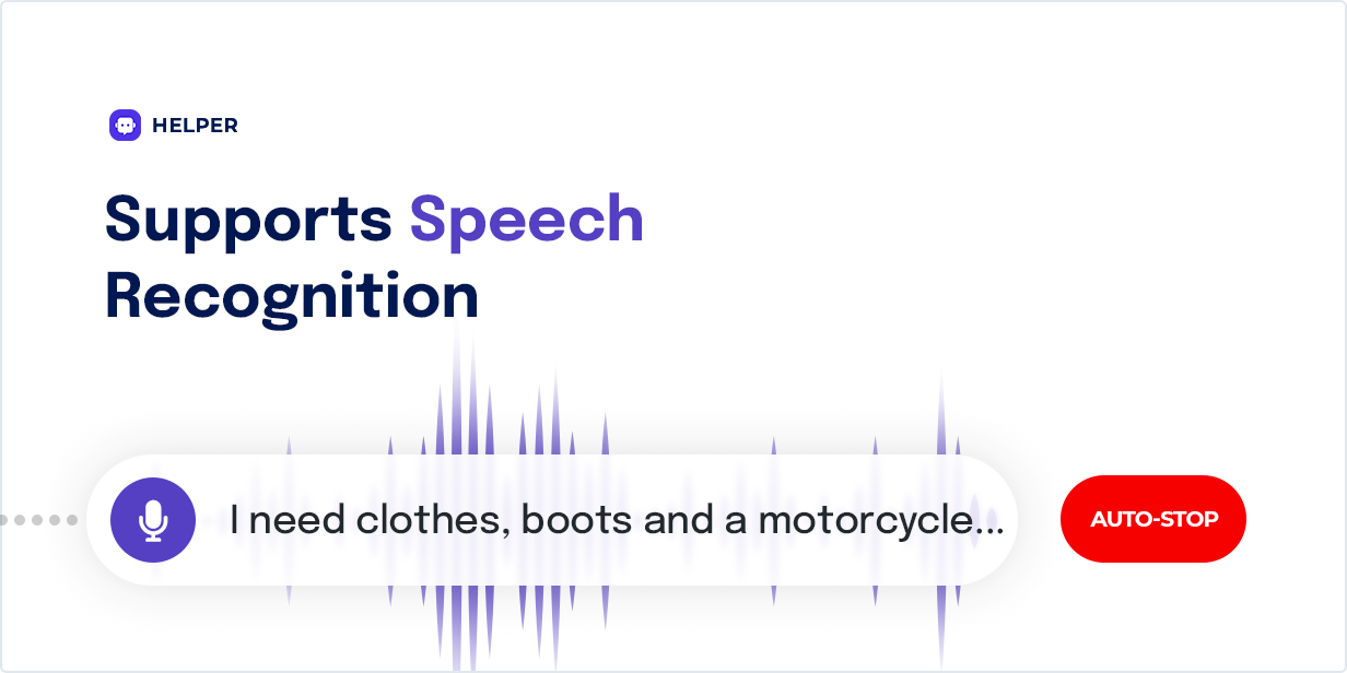 Supports Speech Recognition
