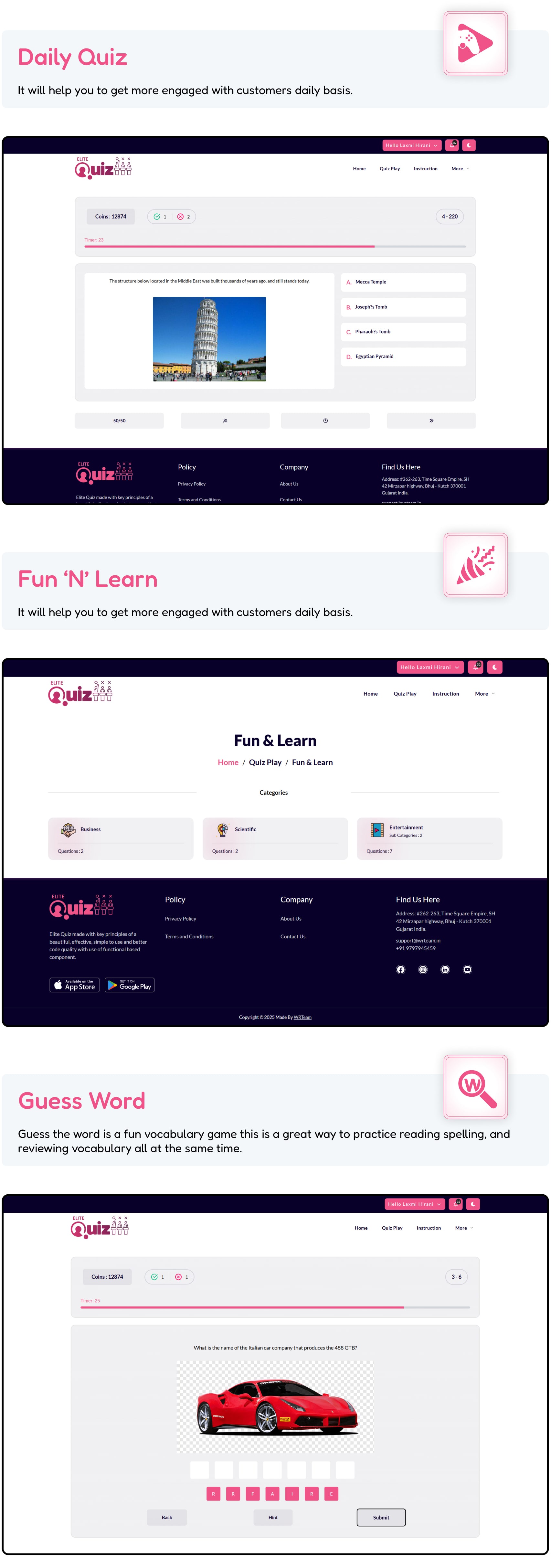 Elite Quiz - Trivia Quiz | Quiz Game - Web Version - 15