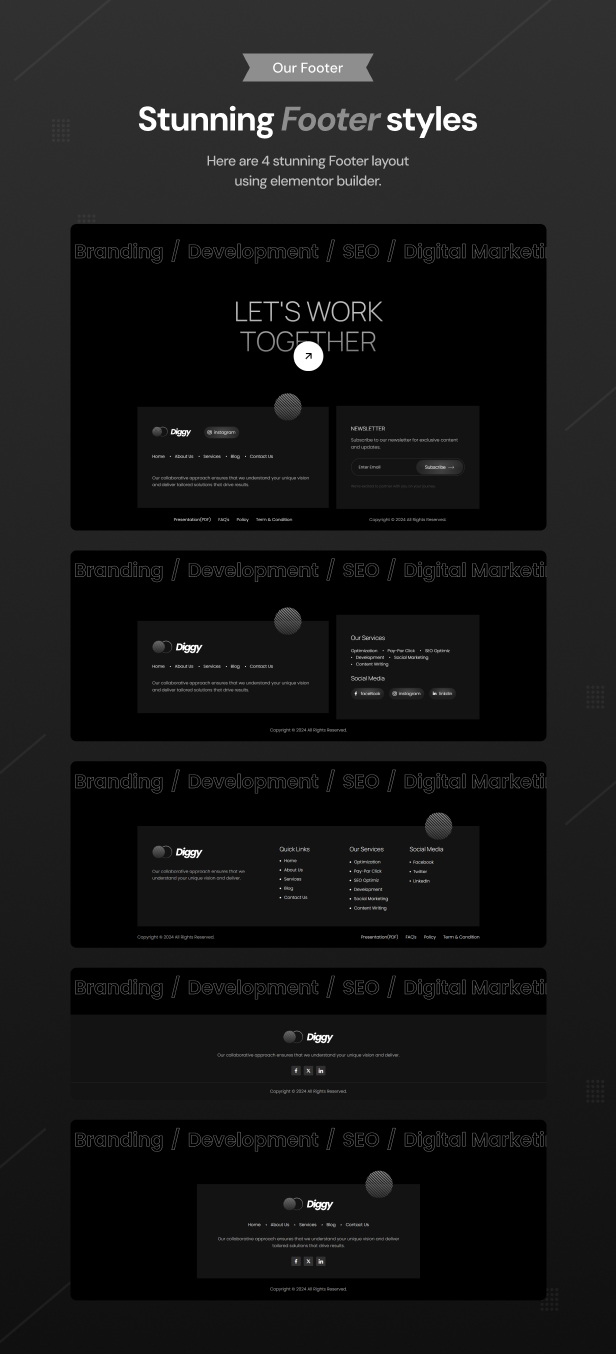 Diggy - Creative Agency WordPress Theme - 8