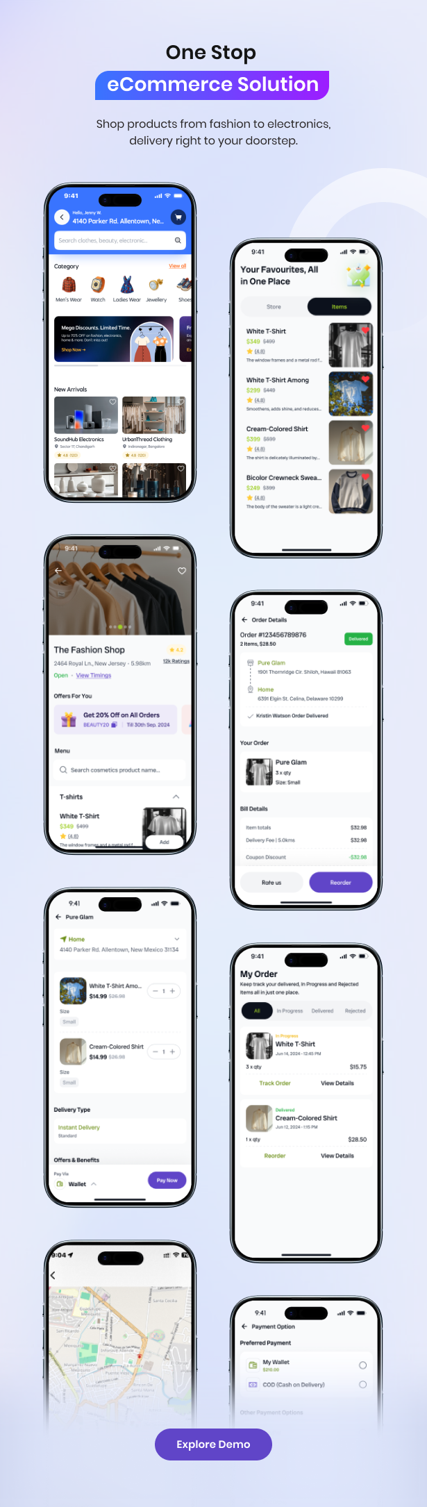 eMart | Multivendor Food, On-demand, eCommerce, Parcel, Taxi Booking, Car Rent App with Admin & Web - 17
