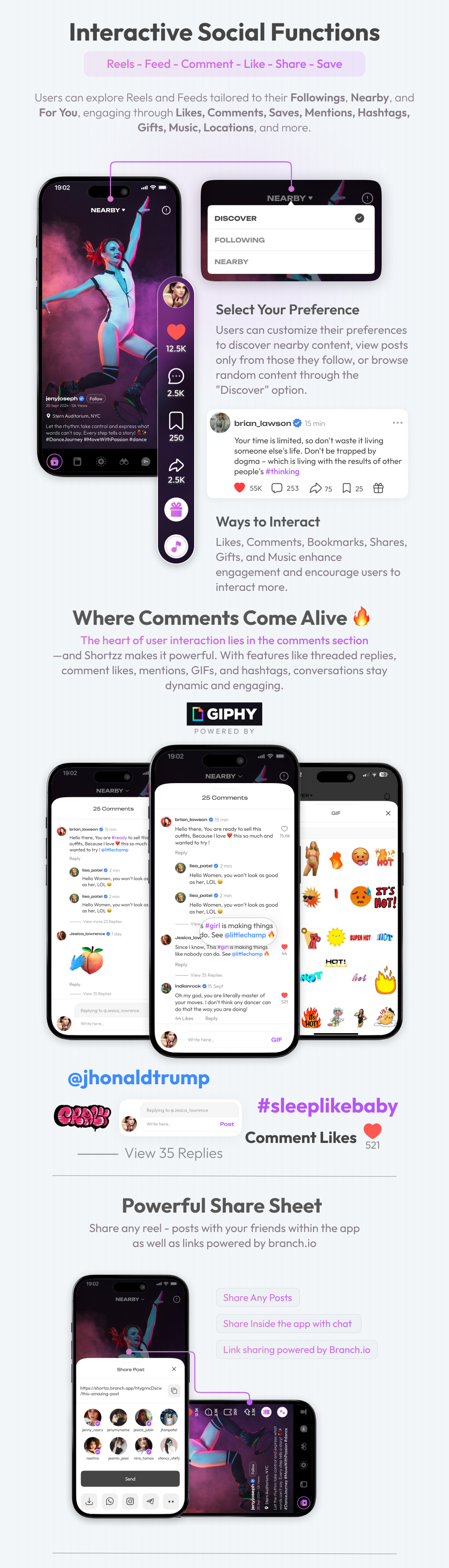 Shortzz : Tiktok Clone - Short Video App Live streaming, PK Battle, Feed, Story etc. Flutter/Laravel - 3