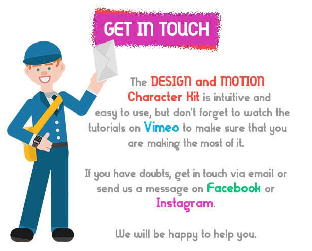 Design and Motion Character Kit - 23