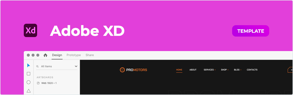 ProMotors – Car Service and Detailing Template for XD