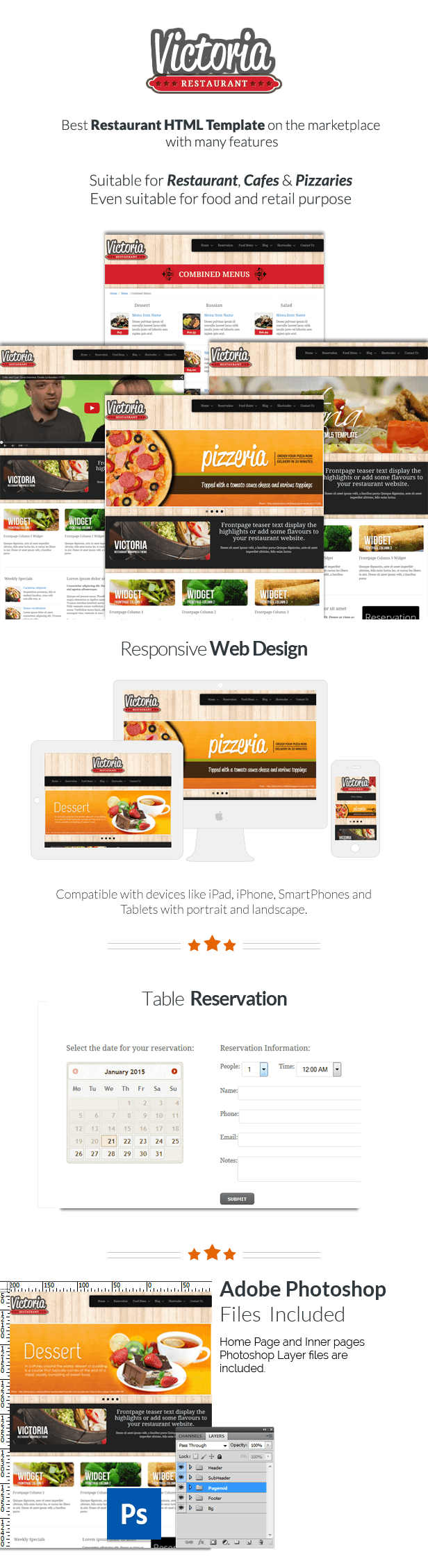 Victoria Responsive HTML5 Template - 5