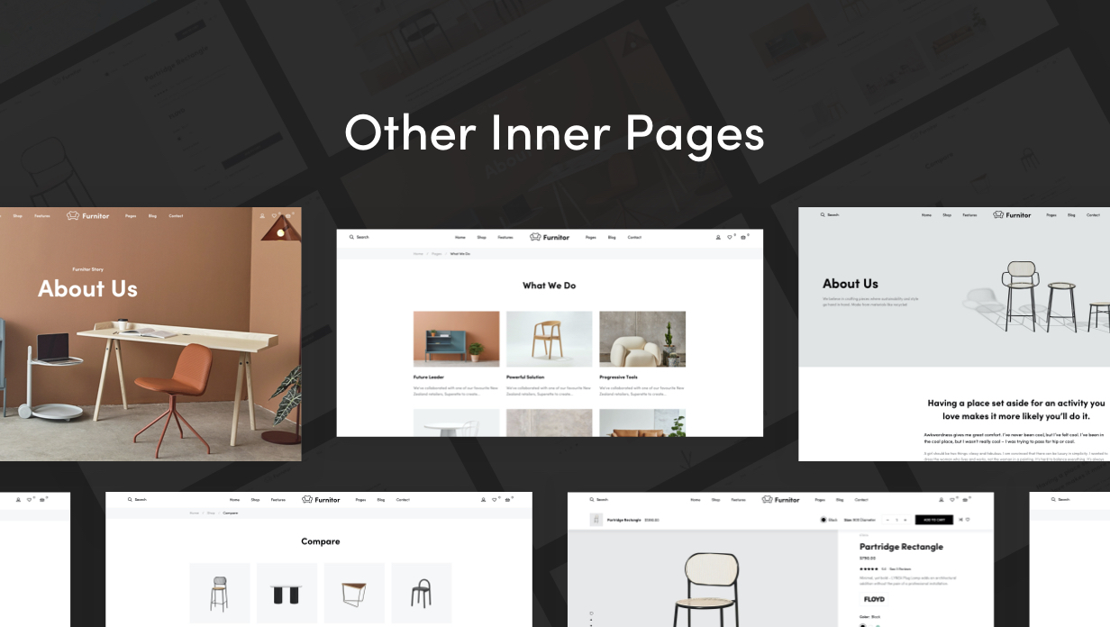 Furnitor – Minimalism Furniture Store WordPress Theme - 14