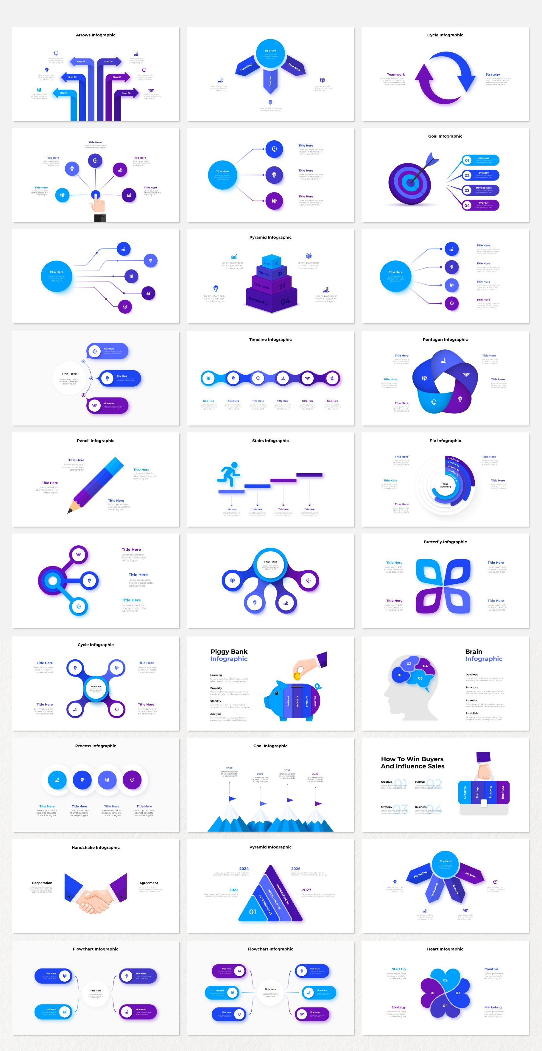 Multipurpose Infographics PowerPoint Templates v.5.2 - 91