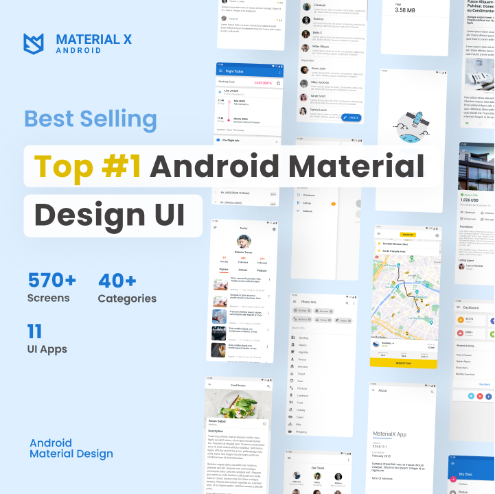 MaterialX - Android Material Design UI 3.3 - 17