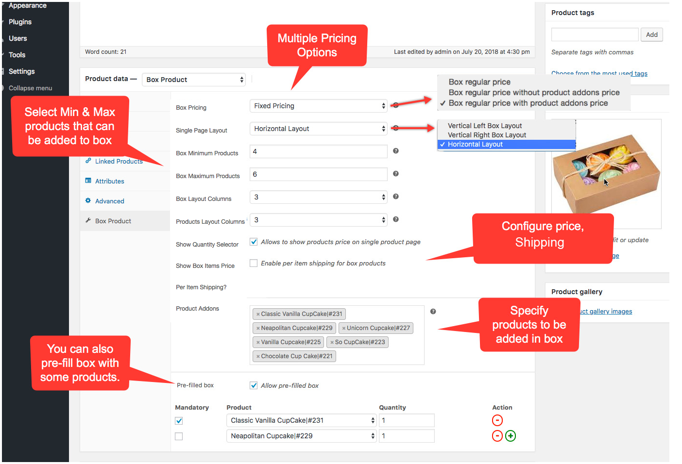 WooCommerce Mix & Match - Pacotes de caixas de produtos personalizados - 2