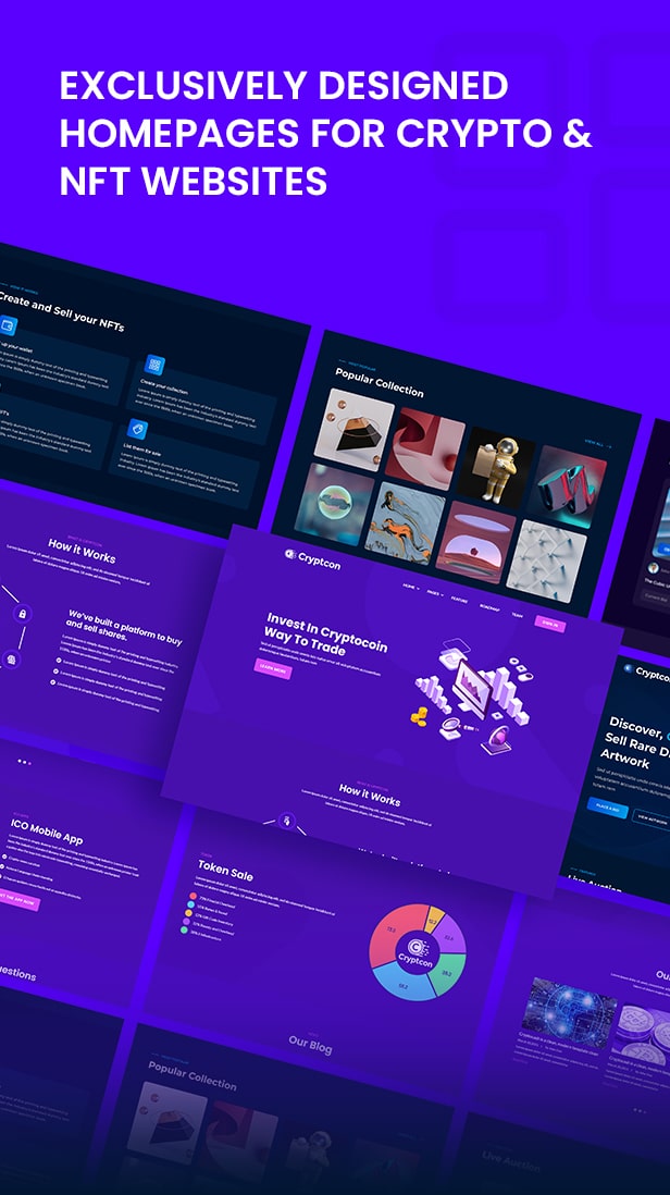 Cryptcon - crypto and ICO WordPress Theme